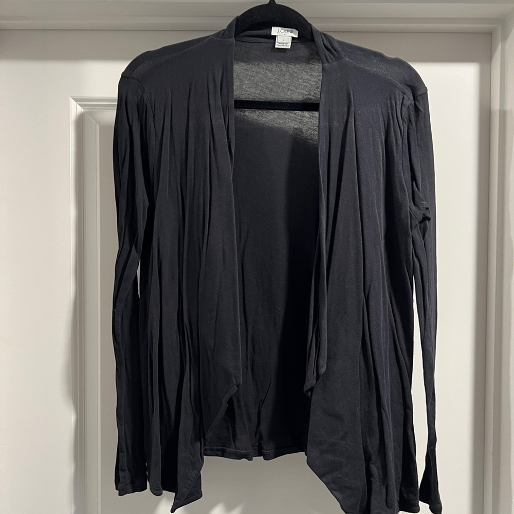 J Crew Factory loose black cardigan